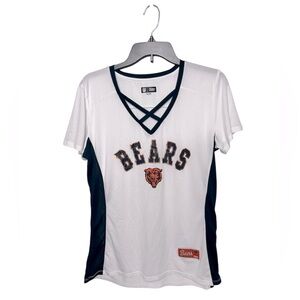 NFL Team Apparel Chicago Bears Women’s Jersey Style Top